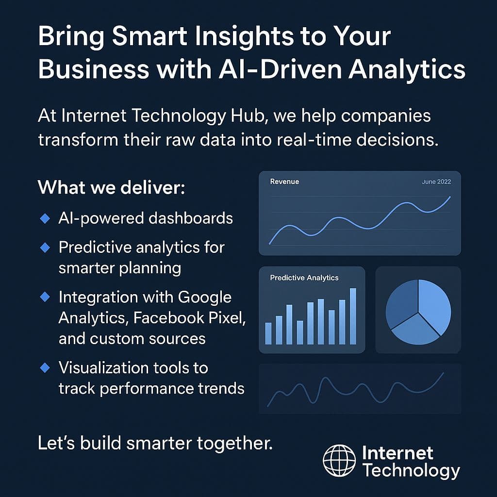 Turn raw product signals into real-time, AI-assisted decisions with dashboards, predictive models, and multi-source integrations built by ITH.